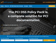 Tablet Screenshot of pcipolicypack.com
